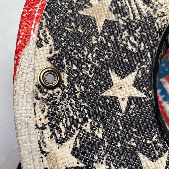 Peter Grimm Red and White Striped Cowboy Hat - Picture 5 of 6